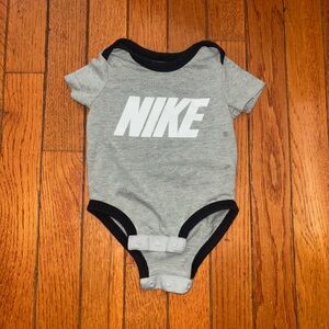 Nike Gray Baby One Piece